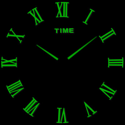 Mute decorative wall watch shape wall hanging