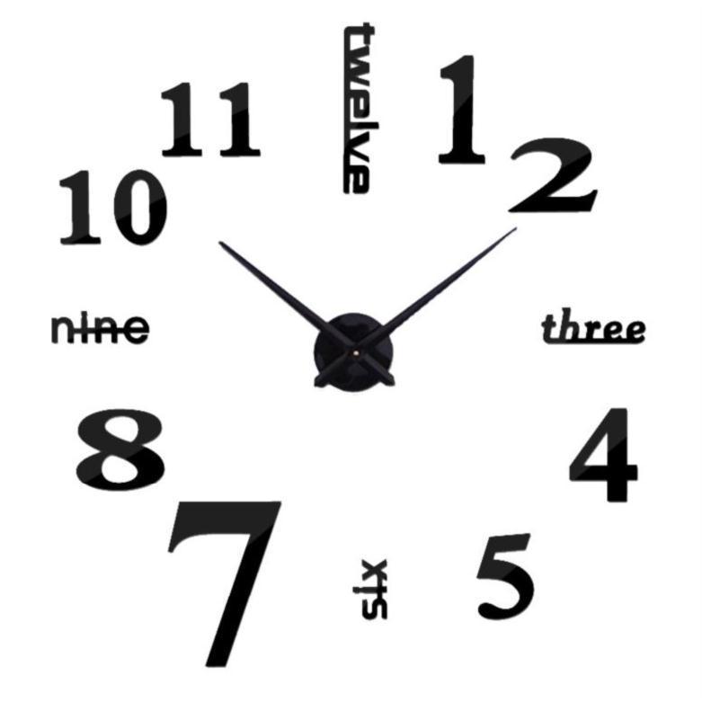 Mute decorative wall watch shape wall hanging