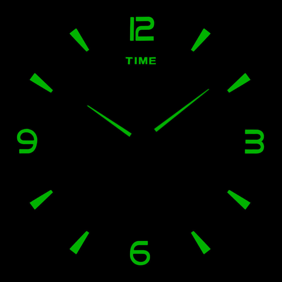 Mute decorative wall watch shape wall hanging