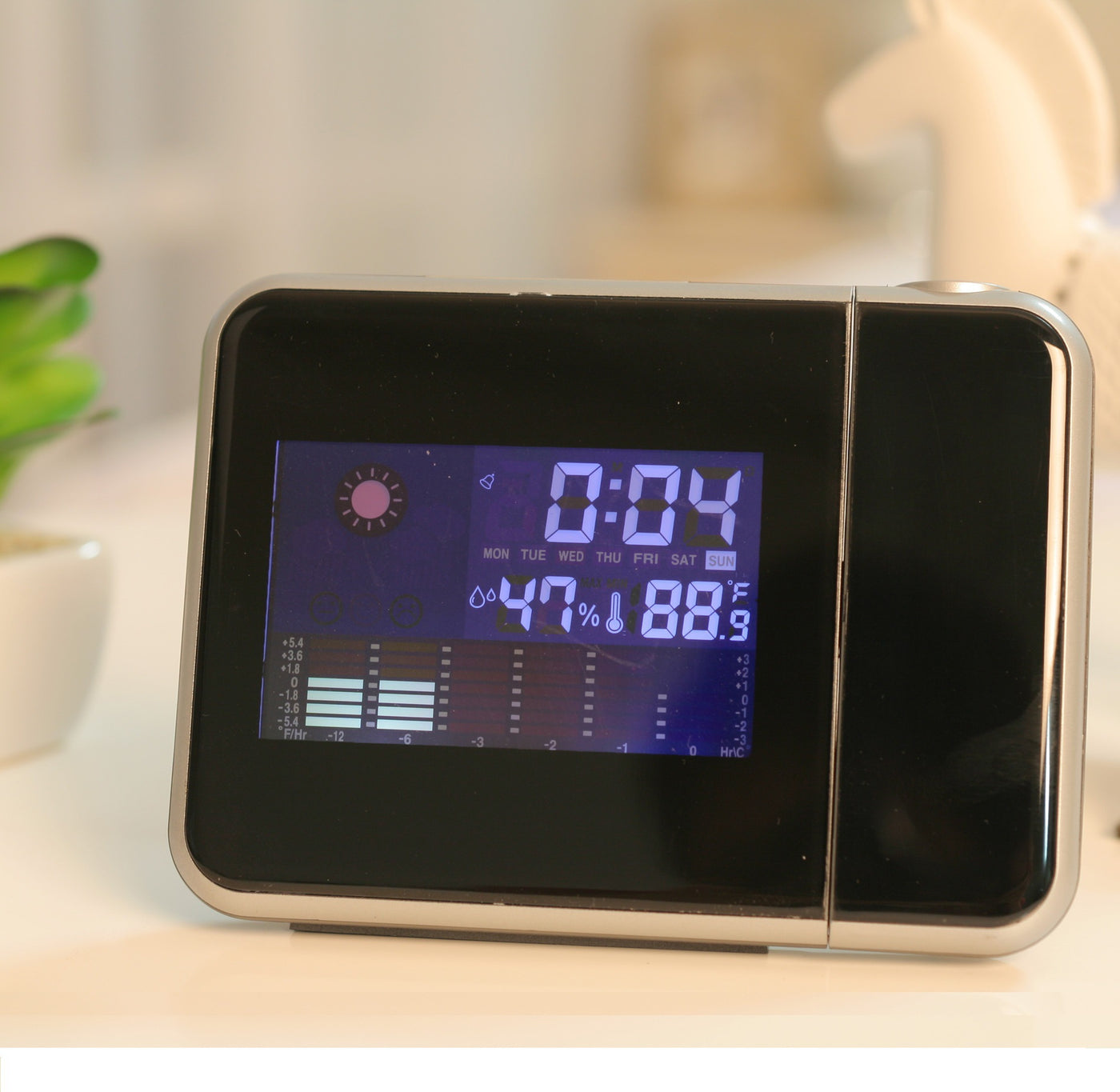 Portable Electronic Desk Clock