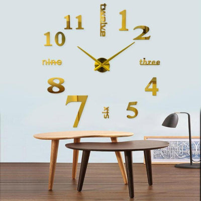Mute decorative wall watch shape wall hanging