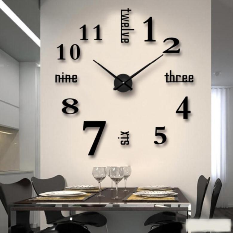 Mute decorative wall watch shape wall hanging