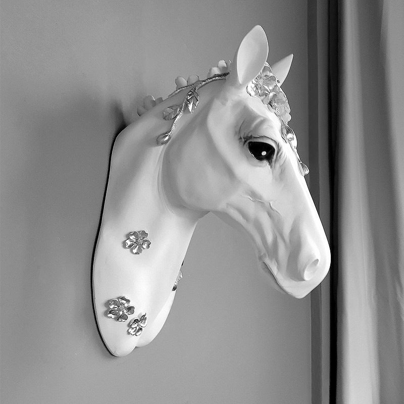 Decorative wall hanging featuring a stylized animal design, perfect for nature-inspired interiors