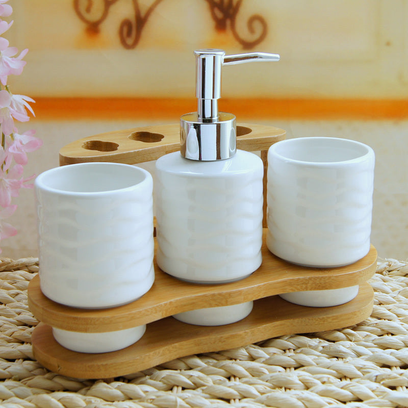 Versatile bathroom accessory set, including soap dispensers, towel racks, and other must-have items for your bathroom