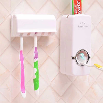 Comprehensive bathroom accessories set, including soap dispensers, towel racks, and more, for a tidy and stylish bathroom
