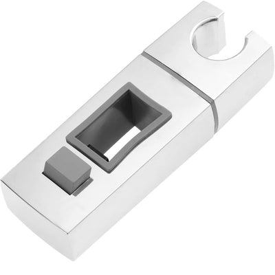 Adjustable button shower head holder with lifting seat and sprinkler bracket for enhanced bathroom functionality
