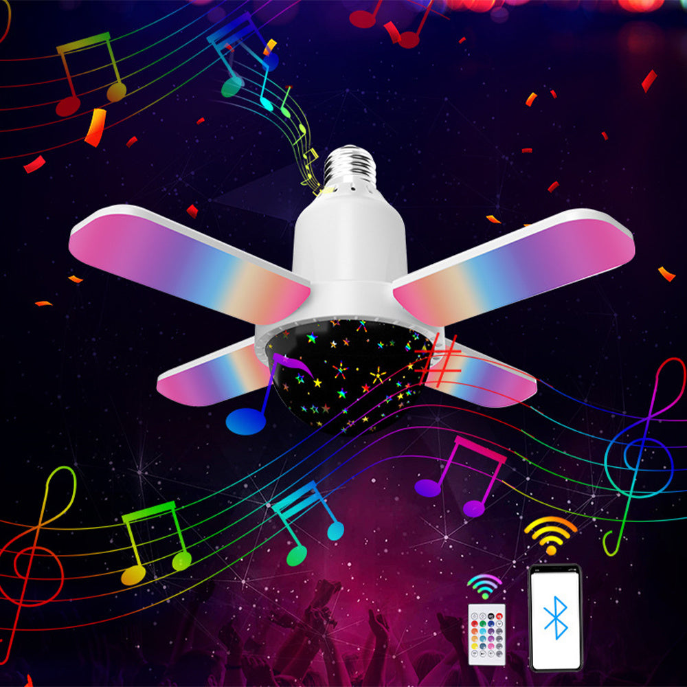 RGB Music Sync LED Bulb – Party & Mood Light with Built-in Speaker