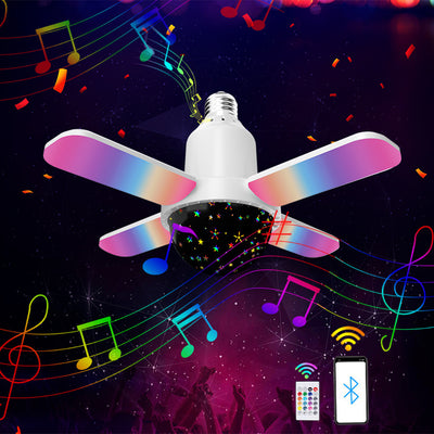 RGB Music Sync LED Bulb – Party & Mood Light with Built-in Speaker