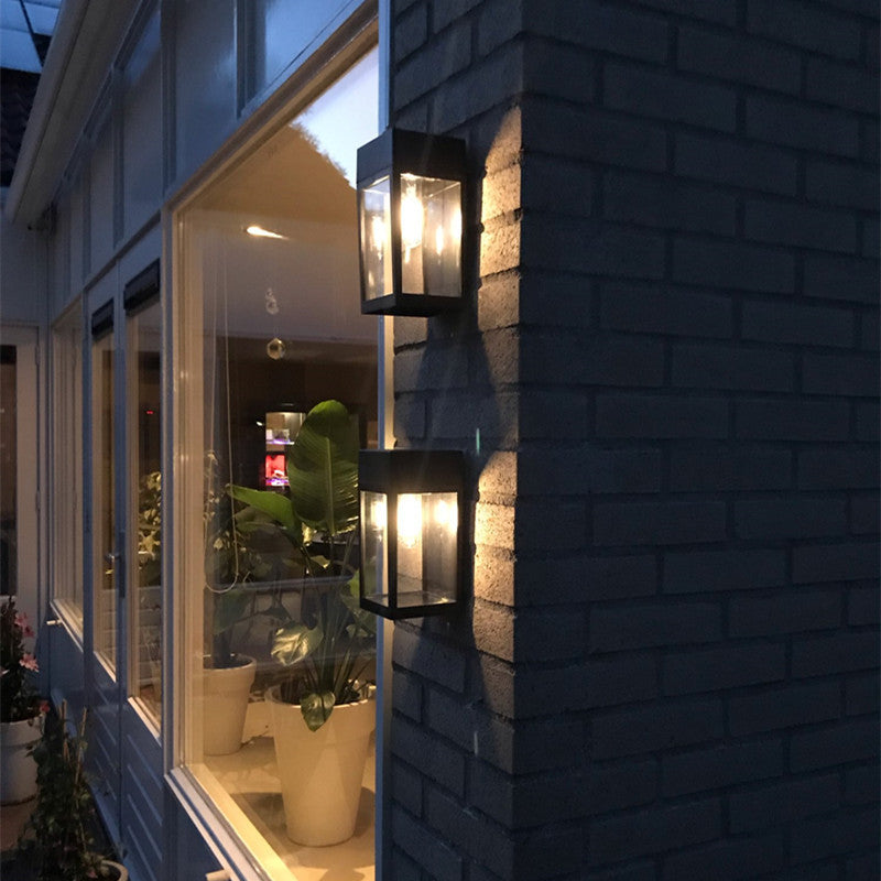 Modern waterproof solar wall light for outdoor spaces, offering bright and sustainable lighting for your home