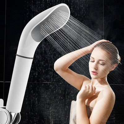 Efficient shower head with water-saving filter, designed to reduce water usage while enhancing shower quality.
