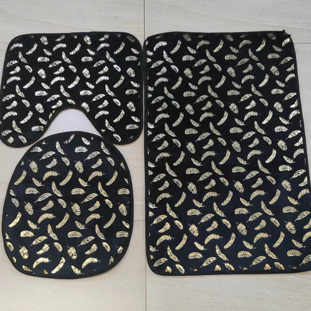 Luxury marbled design rugs with gold foil detailing, perfect for living room or bedroom decor